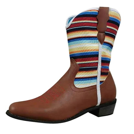 Mackneog Women s Modern Western Cowboy Distressed Boot Mid-tube Boots Casual Shoes Gift on Clearance
Mackneog Women s Modern Western Cowboy Distressed Boot Mid-tube Boots Casual Shoes Gift on Clearance