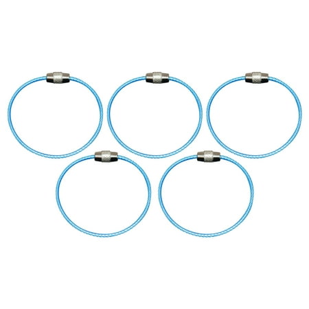 5/10Pcs Durable Steel Wire Rope Ring Connector Keychain Key Holder Hanging Cable Key Ring
5/10Pcs Durable Steel Wire Rope Ring Connector Keychain Key Holder Hanging Cable Key Ring