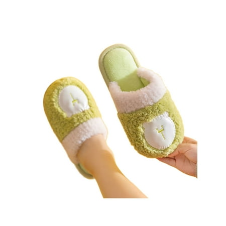 Zodanni Womens Non-slip Fuzzy Clogs Indoor Closed Toe Breathable Lightweight Slip On House Slippers Green 9.5-10
Zodanni Womens Non-slip Fuzzy Clogs Indoor Closed Toe Breathable Lightweight Slip On House Slippers Green 9.5-10