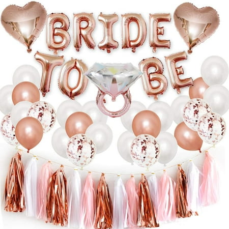 Bachelorette Party Decorations Kits-Rose Gold Bridal Shower Party Decor and Supplies-Bride to Be Bal
Bachelorette Party Decorations Kits-Rose Gold Bridal Shower Party Decor and Supplies-Bride to Be Bal