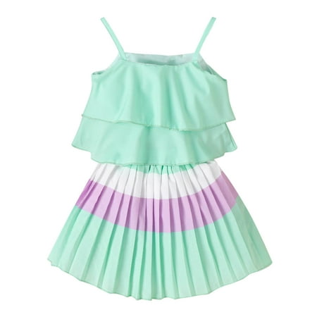 Summer Toddler Girls Outfits Sleeveless Print Camisole Top Skirts Child Kids 2Pcs Set&Outfits
Summer Toddler Girls Outfits Sleeveless Print Camisole Top Skirts Child Kids 2Pcs Set&Outfits