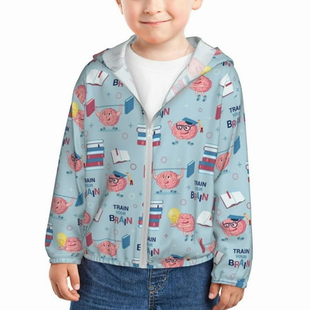 Sun Hoodie for Kids Brain Training Long Sleeve Swim Fishing Shirts Sun Protection Zip Up Jacket Clothing Athletic Hoodie
Sun Hoodie for Kids Brain Training Long Sleeve Swim Fishing Shirts Sun Protection Zip Up Jacket Clothing Athletic Hoodie