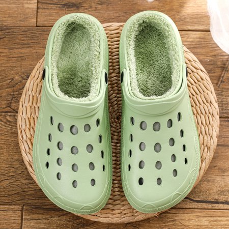 Wish Unisex Classic Lined Clogs | Plush Slippers Fruit green (no shoe flower) 41 S3479 
Wish Unisex Classic Lined Clogs | Plush Slippers Fruit green (no shoe flower) 41 S3479