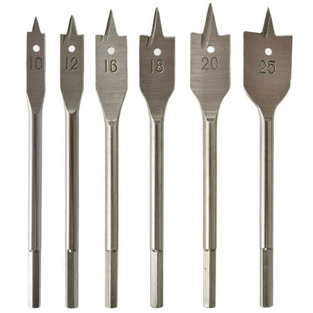 BAMILL 6pcs Set Flat Wood Drill Bit Flat Drills Woodworking Drill Bit HCS Wood Drilling
BAMILL 6pcs Set Flat Wood Drill Bit Flat Drills Woodworking Drill Bit HCS Wood Drilling