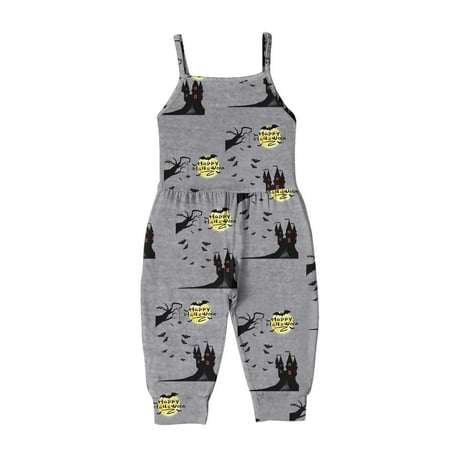 SHENGXINY Halloween Day Kids Girls Clothes Fashion Cute Funny Cat Spider Print Suspenders Romper Jumpsuit With Pockets 1-5Years
SHENGXINY Halloween Day Kids Girls Clothes Fashion Cute Funny Cat Spider Print Suspenders Romper Jumpsuit With Pockets 1-5Years