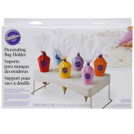 Wilton 6-Cavity Cake Decorating Icing Bag Holder 417-1110 ...