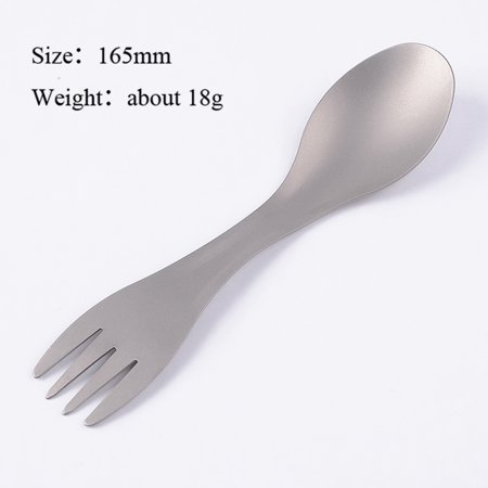 Hobeauty Portable Titanium Double Ended Spoon Fork Cutlery for Outdoor Picnic Camping
Hobeauty Portable Titanium Double Ended Spoon Fork Cutlery for Outdoor Picnic Camping