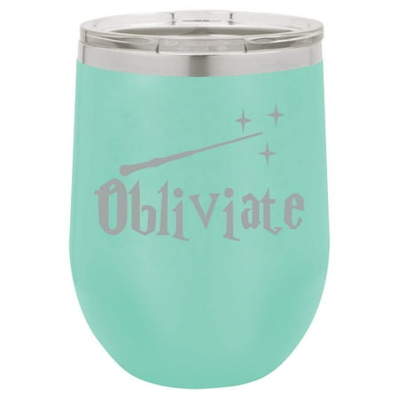 12 oz Double Wall Vacuum Insulated Stainless Steel Stemless Wine Tumbler Glass Coffee Travel Mug With Lid Obliviate Funny (Teal)
12 oz Double Wall Vacuum Insulated Stainless Steel Stemless Wine Tumbler Glass Coffee Travel Mug With Lid Obliviate Funny (Teal)