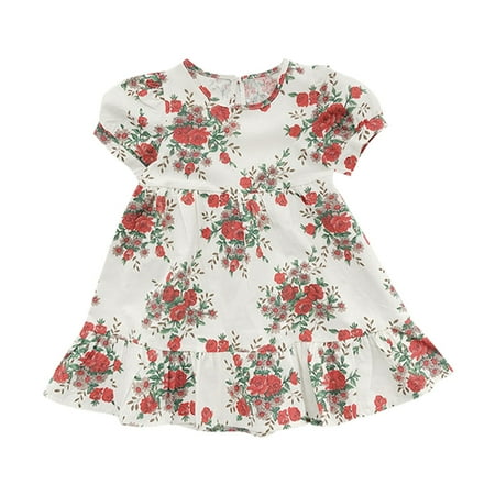 Little Girls Dress Toddler Red Floral Dress Puff Sleeves Cute Country Style Casual Summer Dress For 1 To 9Y Kids Baby Sweet Sundress Outwear Leisure Dailywear
Little Girls Dress Toddler Red Floral Dress Puff Sleeves Cute Country Style Casual Summer Dress For 1 To 9Y Kids Baby Sweet Sundress Outwear Leisure Dailywear