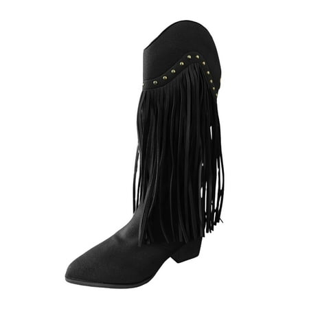 Cowgirl Boots Cowboy Boots for Women Women s Autumn And Winter Fashion Leather Leather Tassel Pointed Mid Calf Boots Temperament Beautiful Boots Ladies Fahion Dress Tall Boots
Cowgirl Boots Cowboy Boots for Women Women s Autumn And Winter Fashion Leather Leather Tassel Pointed Mid Calf Boots Temperament Beautiful Boots Ladies Fahion Dress Tall Boots