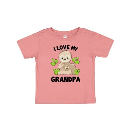 Inktastic Cute Sloth I Love My Grandpa with Green Leaves Gift Baby Boy or Baby Girl T-Shirt
Inktastic Cute Sloth I Love My Grandpa with Green Leaves Gift Baby Boy or Baby Girl T-Shirt