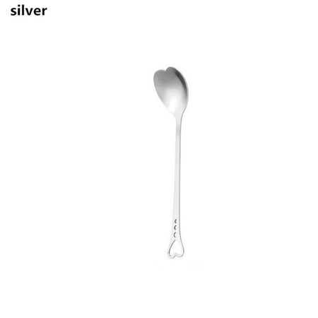 Kitchen Dessert Spoon Coffeeware Ice Cream Spoon Coffee Spoon Mixing Spoon Heart Shaped Stainless Steel SILVER
Kitchen Dessert Spoon Coffeeware Ice Cream Spoon Coffee Spoon Mixing Spoon Heart Shaped Stainless Steel SILVER