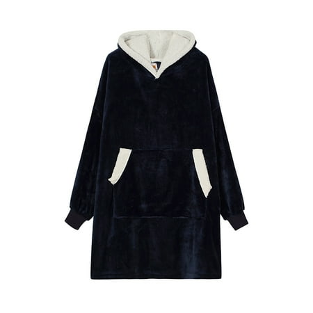 Lazy Pajamas Pullover TV Blanket Outdoor Cold-Proof Clothes Hooded Fleece Thermal Clothes Home Couple Nightgown
Lazy Pajamas Pullover TV Blanket Outdoor Cold-Proof Clothes Hooded Fleece Thermal Clothes Home Couple Nightgown