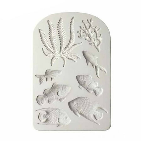 3D Silicone Candy Mold Fish Seaweeds Baking Cake Chocolate Mould Heat Resistance Fish Seaweeds Baking Cake Chocolate Mould Heat Resistance DIY Tool 3D Silicone Candy Mold Cake Decorating Tools Gray
3D Silicone Candy Mold Fish Seaweeds Baking Cake Chocolate Mould Heat Resistance Fish Seaweeds Baking Cake Chocolate Mould Heat Resistance DIY Tool 3D Silicone Candy Mold Cake Decorating Tools Gray