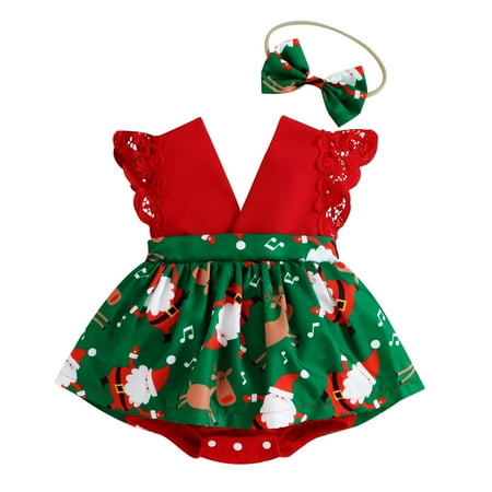 Toddler Girls Bodysuits Lace Batwing Sleeve Christmas Santa Printed Headbands Daily Kids Children Infant Clothes Cartoon Trendy Soft Cute Outwear Streetwear Spring Summer Rompers Jumpsuits
Toddler Girls Bodysuits Lace Batwing Sleeve Christmas Santa Printed Headbands Daily Kids Children Infant Clothes Cartoon Trendy Soft Cute Outwear Streetwear Spring Summer Rompers Jumpsuits