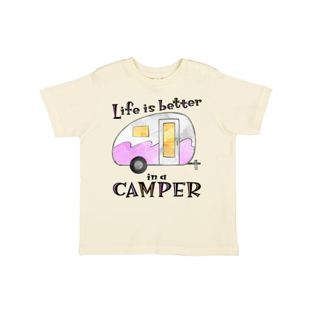 Inktastic Life is Better in a Camper Pink and Yellow Gift Toddler Boy or Toddler Girl T-Shirt
Inktastic Life is Better in a Camper Pink and Yellow Gift Toddler Boy or Toddler Girl T-Shirt
