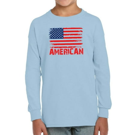 American Flag 4Th Of July. Long Sleeve Toddler -Image by Shutterstock 4 Toddler