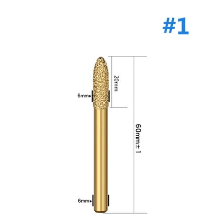 Goodhd 6mm Shank Vacuum Brazed Diamond Burr Head Grinding Rotary File For Stone Steel
Goodhd 6mm Shank Vacuum Brazed Diamond Burr Head Grinding Rotary File For Stone Steel