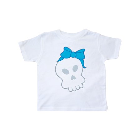 Inktastic Skull Bow 4 Gift Toddler Toddler Girl T-Shirt