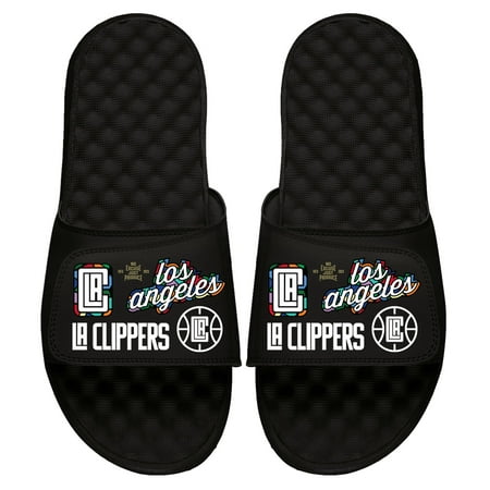 

ISlide Black LA Clippers 2022/23 City Edition Collage Slide Sandals