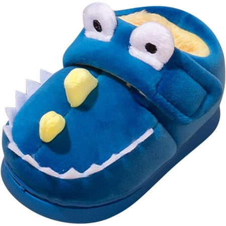QWZNDZGR Cozy Fuzzy House Shoes Non-slip Kids Moccasins First Walkers Infant Baby Moccasin Slipper Boys Girls Sneakers