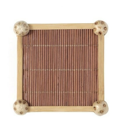 Bamboo Coasters Set Lightweight And Long Lasting Uitable For Use In Tea Rooms Small Five Eyes Fruit Brown
Bamboo Coasters Set Lightweight And Long Lasting Uitable For Use In Tea Rooms Small Five Eyes Fruit Brown