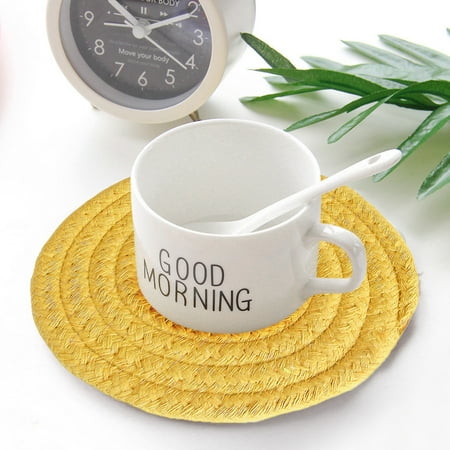 WANYNG 12cm Cotton Insulation Mat Meal Mat Woven Anti Scalding Table Mat Bowl Mat Nordic Simple Pot Mat Cotton Insulation Mat
WANYNG 12cm Cotton Insulation Mat Meal Mat Woven Anti Scalding Table Mat Bowl Mat Nordic Simple Pot Mat Cotton Insulation Mat