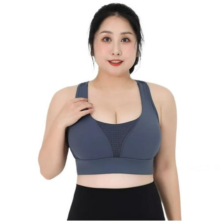 Women s Plus Size High Strength Shockproof Outdoor Sports Underwear Breathable Yoga Vest Fitness Running One Piece Fixed Cup Bra navy blue 3XL
Women s Plus Size High Strength Shockproof Outdoor Sports Underwear Breathable Yoga Vest Fitness Running One Piece Fixed Cup Bra navy blue 3XL