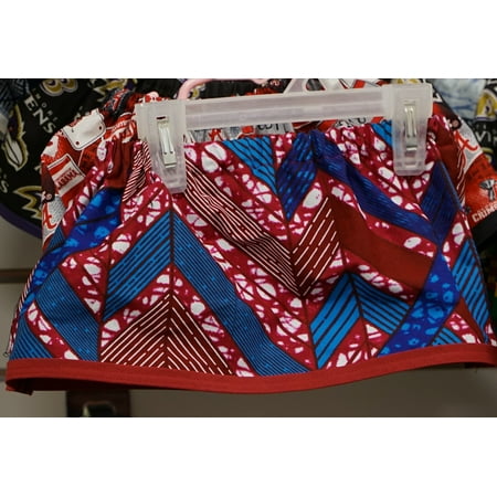 African Print Skirt Size 6-12 Months