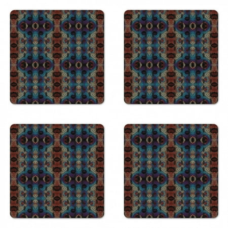 Abstract Coaster Set of 4 Ethnic Tribal Inspired Color Transitions in Dark Tones Spooky Surreal Pattern Square Hardboard Gloss Coasters Standard Size Multicolor by Ambesonne
Abstract Coaster Set of 4 Ethnic Tribal Inspired Color Transitions in Dark Tones Spooky Surreal Pattern Square Hardboard Gloss Coasters Standard Size Multicolor by Ambesonne