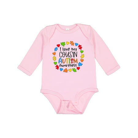 Inktastic I Love My Cousin Autism Awareness Gift Baby Boy or Baby Girl Long Sleeve Bodysuit
Inktastic I Love My Cousin Autism Awareness Gift Baby Boy or Baby Girl Long Sleeve Bodysuit