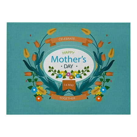 Mittory Mother s Day Cotton And Linen Placemat Love Series Non-slip Insulation Pad
Mittory Mother s Day Cotton And Linen Placemat Love Series Non-slip Insulation Pad