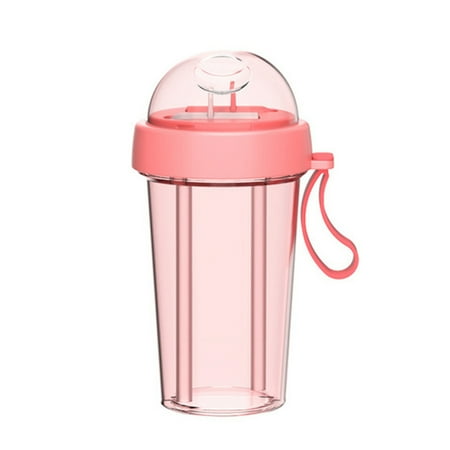 RuiKe Double Drinking Cup with Two Independent Straws Leakproof Detachable Water Bottle for Adult Children New
RuiKe Double Drinking Cup with Two Independent Straws Leakproof Detachable Water Bottle for Adult Children New