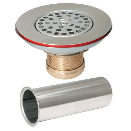 Keeney 1376SST Commercial Wide Top Sink Strainer and Tailpiece