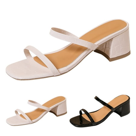 Cathalem Sandals Heels for Women Fashion Summer Women Sandals Thick Heel Open Toe Breathable Pretty Sandals for Women Beige 9
Cathalem Sandals Heels for Women Fashion Summer Women Sandals Thick Heel Open Toe Breathable Pretty Sandals for Women Beige 9