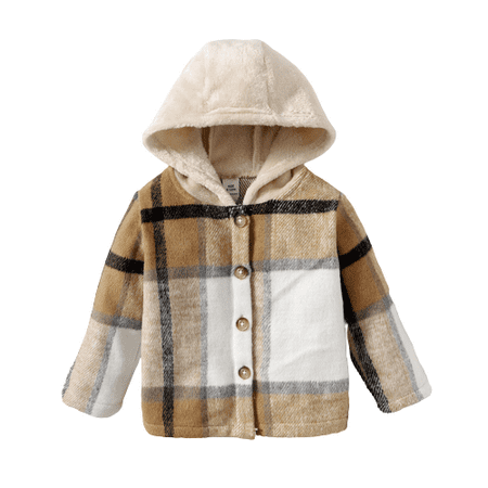 Baby Boys Clothes Plaid Print Long Sleeve Hoodies For Winter 1Pcs Baby Coat 9-12 Months Kakhi
Baby Boys Clothes Plaid Print Long Sleeve Hoodies For Winter 1Pcs Baby Coat 9-12 Months Kakhi