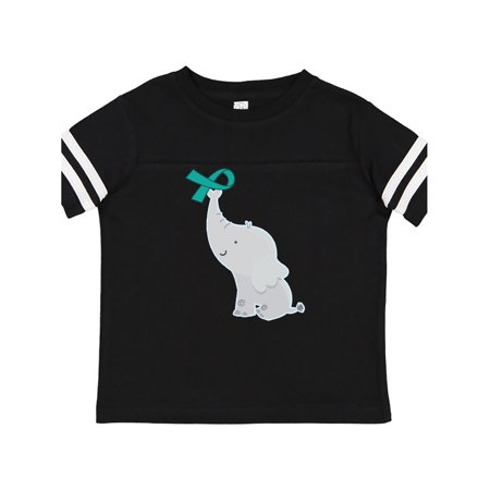 Inktastic Ovarian Cancer PCOS Teal Ribbon Awareness Gift Toddler Boy or Toddler Girl T-Shirt
Inktastic Ovarian Cancer PCOS Teal Ribbon Awareness Gift Toddler Boy or Toddler Girl T-Shirt