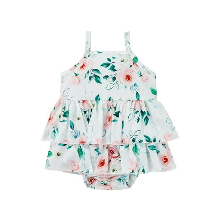 Calsunbaby Infants Baby Girl Summer Sleeveless Jumpsuit Newborn Thin Spaghetti Straps Floral Print Ruffles Romper Bodysuit
Calsunbaby Infants Baby Girl Summer Sleeveless Jumpsuit Newborn Thin Spaghetti Straps Floral Print Ruffles Romper Bodysuit