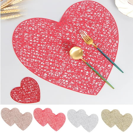 Beechoice 2Pcs/Set Pressed Vinyl Metallic Hollow Placemats/Charger/Wedding Accent Centerpiece Round Placemats Pressed Vinyl Placemat for Dining Table
Beechoice 2Pcs/Set Pressed Vinyl Metallic Hollow Placemats/Charger/Wedding Accent Centerpiece Round Placemats Pressed Vinyl Placemat for Dining Table
