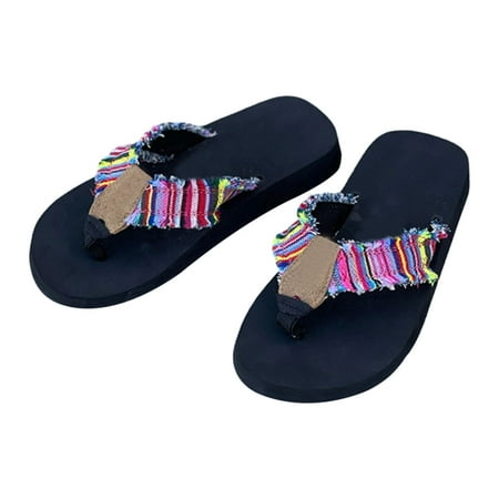 MEGAWHEELS Flat Flip-Flops Jandal Womens Slipper Canvas Jandal Thong Sandal
MEGAWHEELS Flat Flip-Flops Jandal Womens Slipper Canvas Jandal Thong Sandal