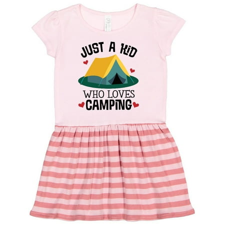 Inktastic Camping Gift Summer Camp Gift Toddler Girl Dress