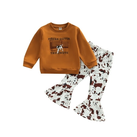 Bagilaanoe 2pcs Toddler Baby Girls Long Pants Set Letter Print Long Sleeve Sweatshirt Tops + Flared Trousers 6M 12M 18M 24M 3T 4T Kids Casual Outfits
Bagilaanoe 2pcs Toddler Baby Girls Long Pants Set Letter Print Long Sleeve Sweatshirt Tops + Flared Trousers 6M 12M 18M 24M 3T 4T Kids Casual Outfits