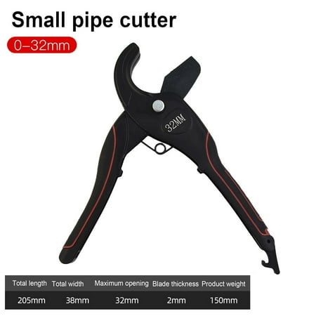 Hot melt pipe water pipe scissors pvc self-locking ratchet pipe cutter