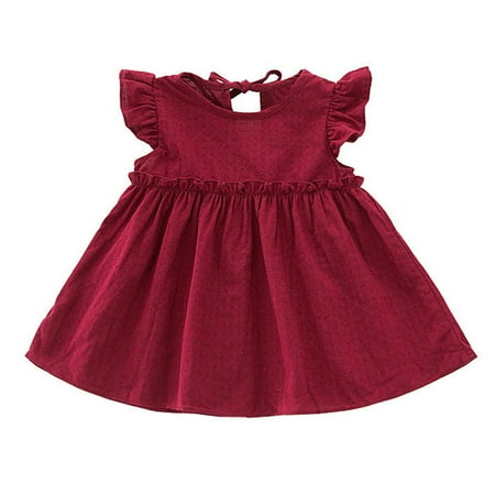 Little Girls Dresses Toddler Kids Baby Ruffle Solid Linen Elegant Princess Party Dress Clothes
Little Girls Dresses Toddler Kids Baby Ruffle Solid Linen Elegant Princess Party Dress Clothes