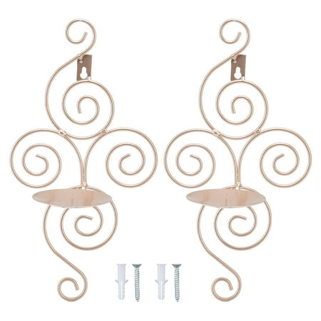 Wall Mounted Candle Holder Foldable Design Swirl Iron Art Pattern Candle Holder Wall Sconce 2 Set Manual Welding For Bedroom For Wedding
Wall Mounted Candle Holder Foldable Design Swirl Iron Art Pattern Candle Holder Wall Sconce 2 Set Manual Welding For Bedroom For Wedding