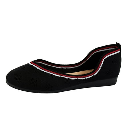 GHSOHS Womens Shoes Flats Comfortable Dressy Bohemia Footwear Casual Shoes for Women Sneakers Fashion Solid Breathable Knitted Mesh Shallow Cut Flat Bottomed Casual Single Shoes Slippers Size 42
GHSOHS Womens Shoes Flats Comfortable Dressy Bohemia Footwear Casual Shoes for Women Sneakers Fashion Solid Breathable Knitted Mesh Shallow Cut Flat Bottomed Casual Single Shoes Slippers Size 42