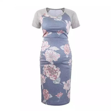 Mikilon Woman O-Neck Print Short Sleeve Causel Pregnant Maternity Nursing Dress Maternity Dresses for Women Plus Size on Clearance
Mikilon Woman O-Neck Print Short Sleeve Causel Pregnant Maternity Nursing Dress Maternity Dresses for Women Plus Size on Clearance
