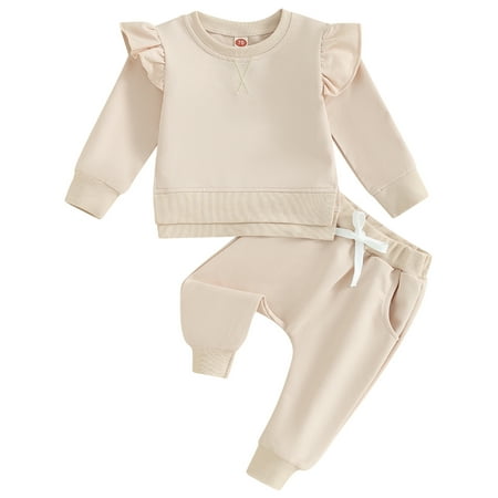 Toddler Girl Outfits Solid Color Side Slit Long Sleeve Sweatshirt Top Sweatpants
Toddler Girl Outfits Solid Color Side Slit Long Sleeve Sweatshirt Top Sweatpants