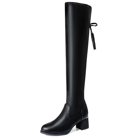 Lacyhop Women Boot Tall Winter Shoes Chunky Heel Over The Knee Boots Party Casual Non Slip Thigh High Black 7.5
Lacyhop Women Boot Tall Winter Shoes Chunky Heel Over The Knee Boots Party Casual Non Slip Thigh High Black 7.5