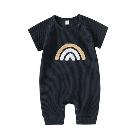 WIBACKER Newborn Baby Boy Rainbow Short Sleeve Romper One Piece Jumpsuits Summer Clothes
WIBACKER Newborn Baby Boy Rainbow Short Sleeve Romper One Piece Jumpsuits Summer Clothes